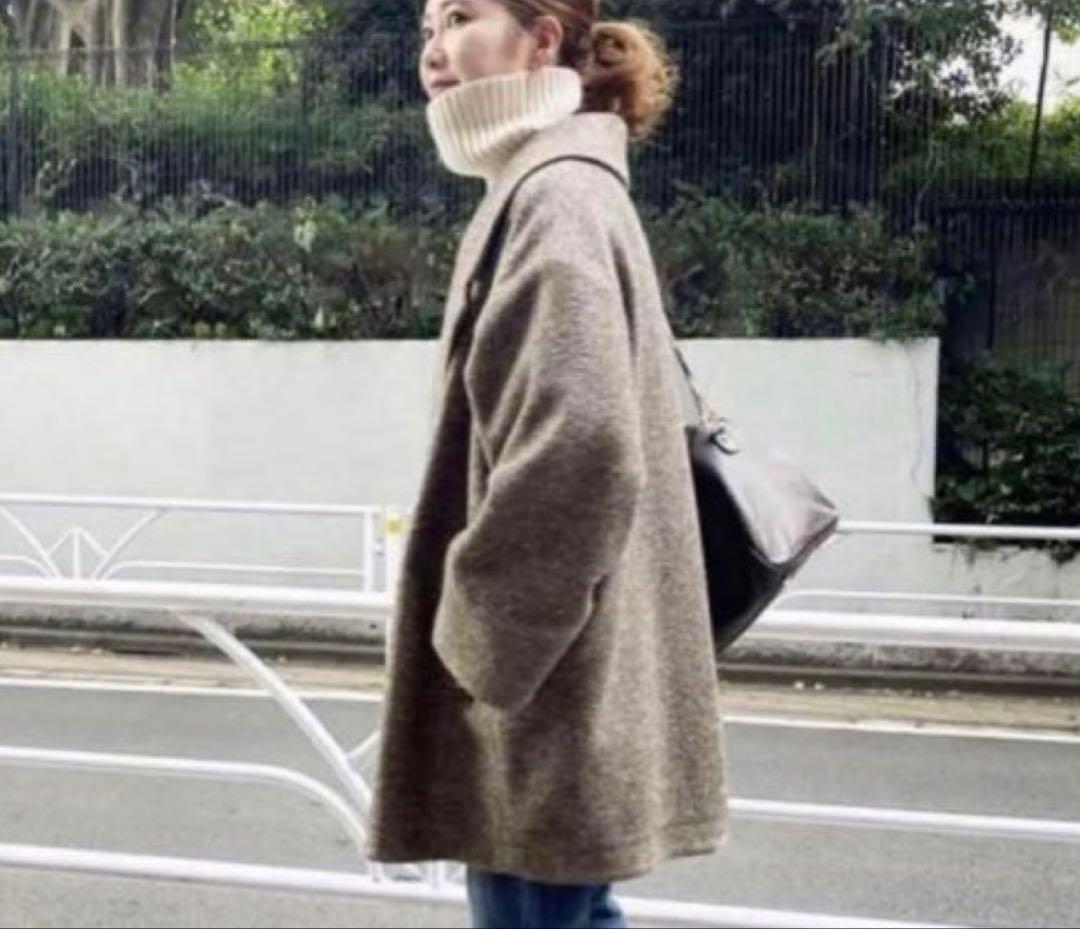 【完売◆人気】Spick&Span◆ヘリンボーンミドルコート オーバー