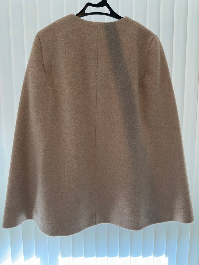 ユナイテッドアローズ　ショート　ポンチョ　コート　ベージュ