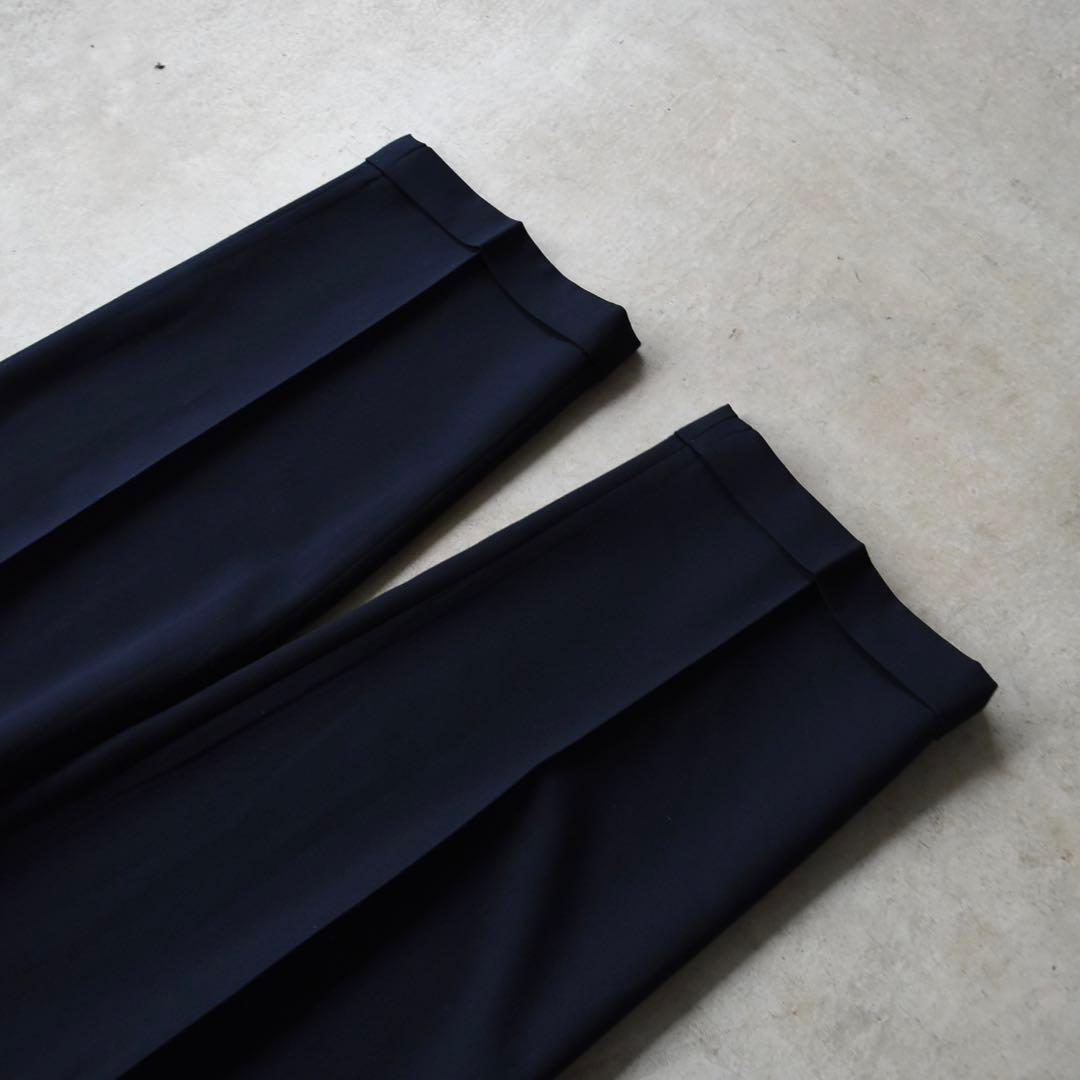 90s SLATES スレイツ ツータックスラックス 紺ネイビー W36 L29