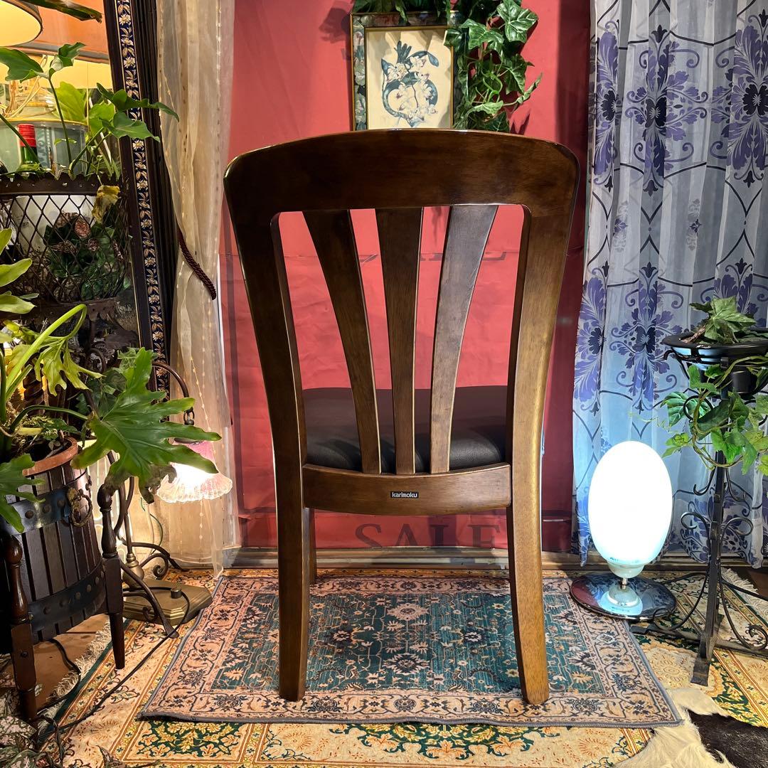 L１　カリモク　スタイリッシュモダン　チェア