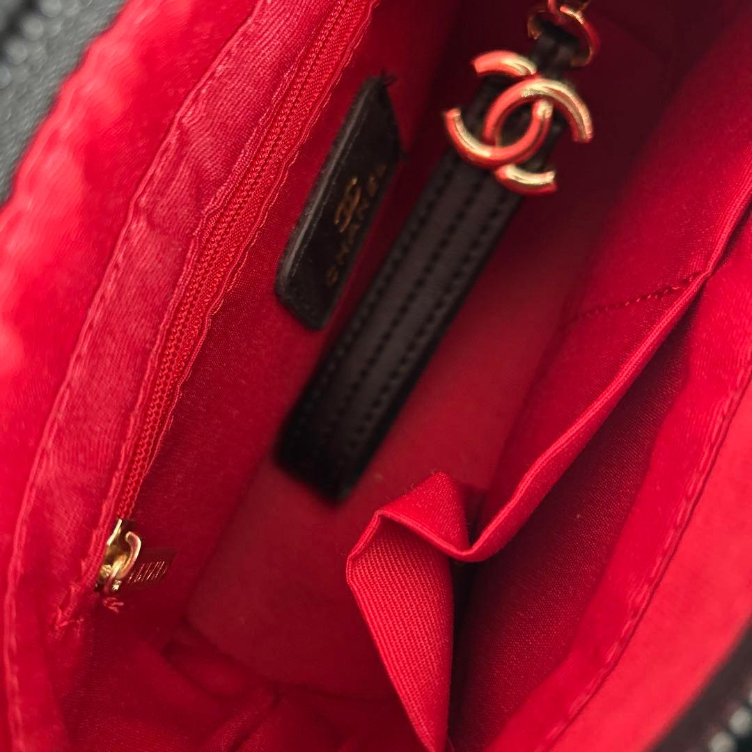 Chanel ブラック キルティングバッグ　2wayショルダーバッグ