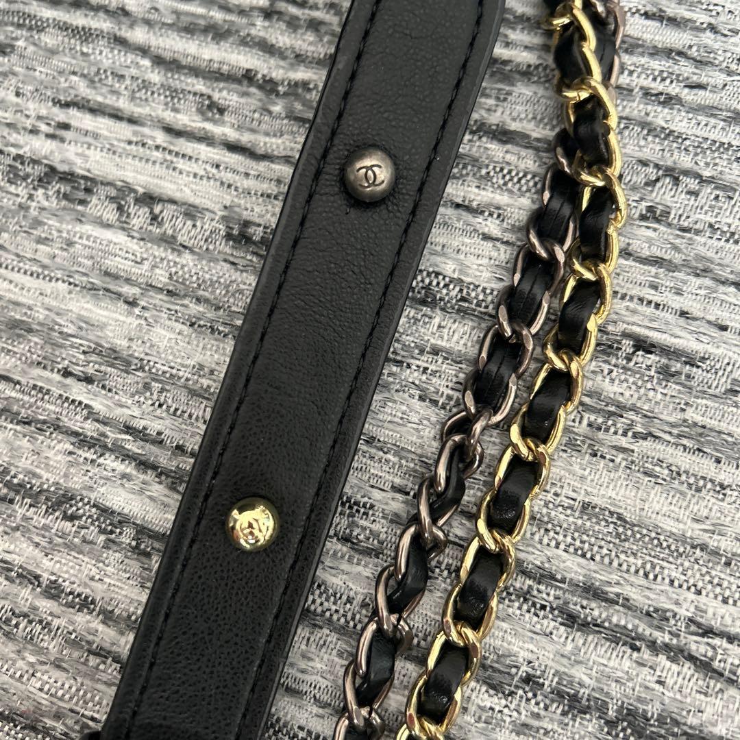 Chanel ブラック キルティングバッグ　2wayショルダーバッグ