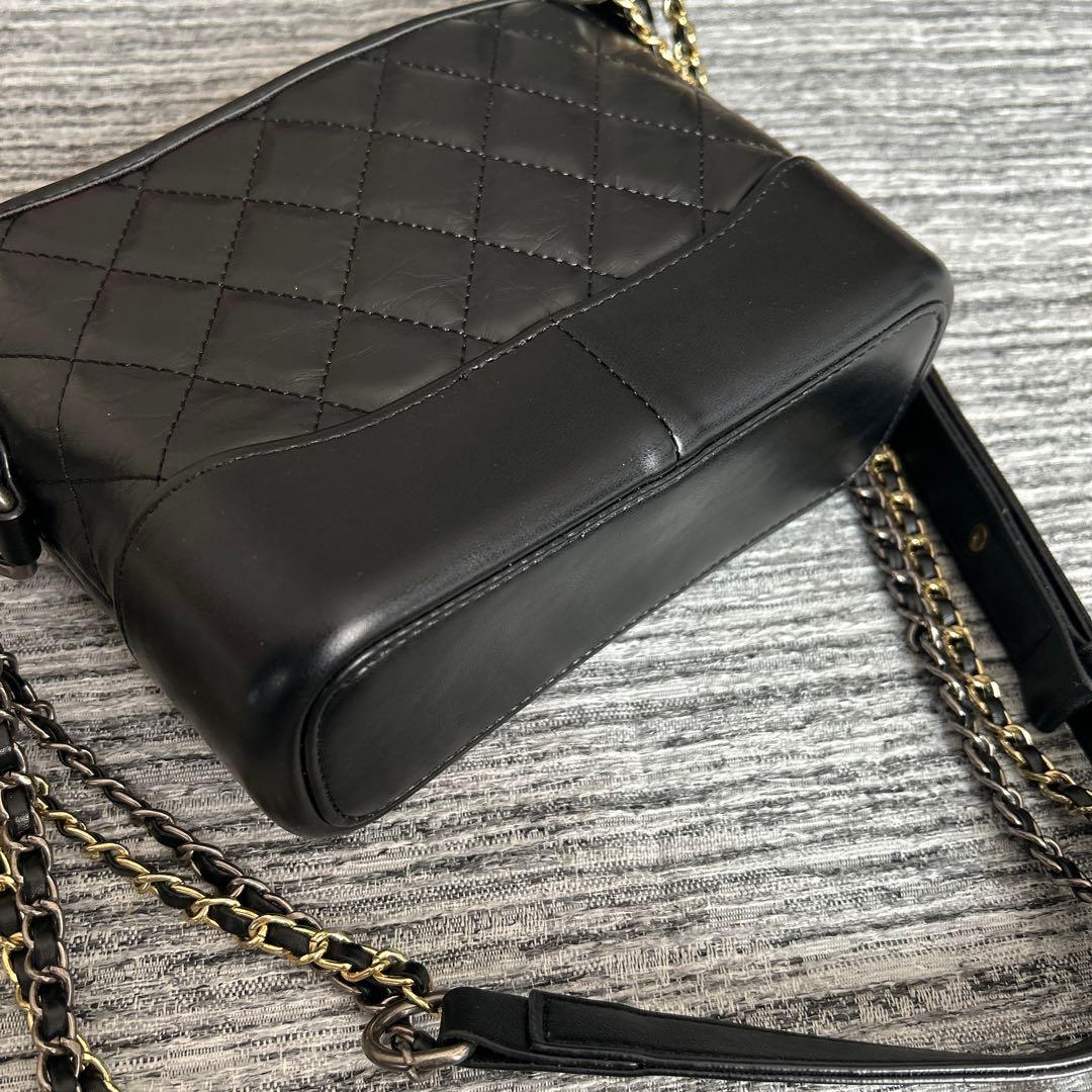 Chanel ブラック キルティングバッグ　2wayショルダーバッグ