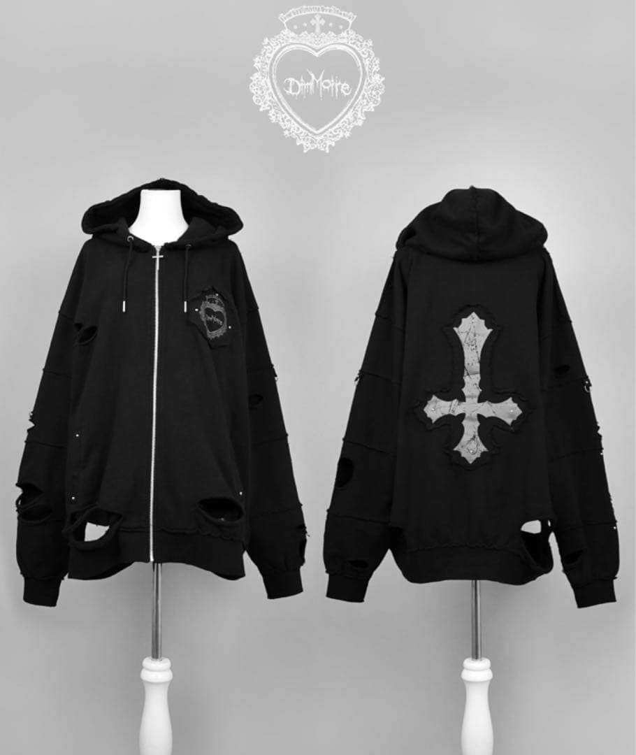 【最終値下げ】DimMoire ディムモアール　魔導士パーカー　ブラック