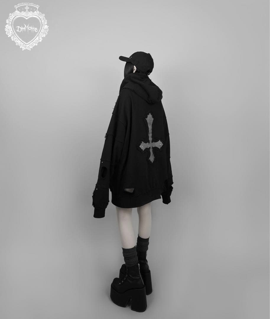 【最終値下げ】DimMoire ディムモアール　魔導士パーカー　ブラック