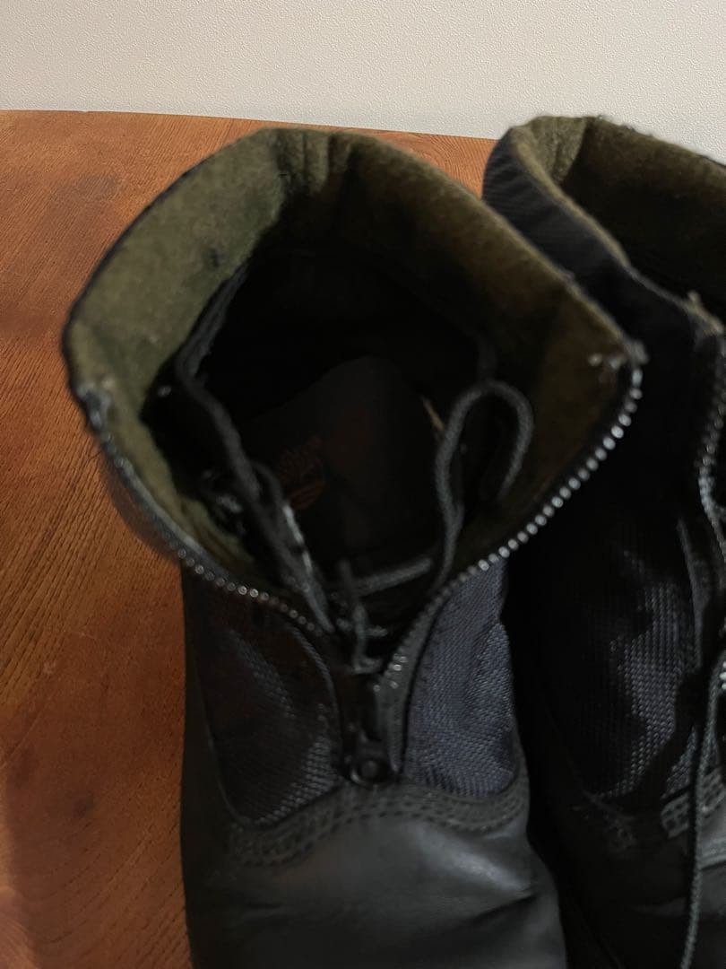 Timberland × WOOLRICHジッパーブーツ　26cm ブラック