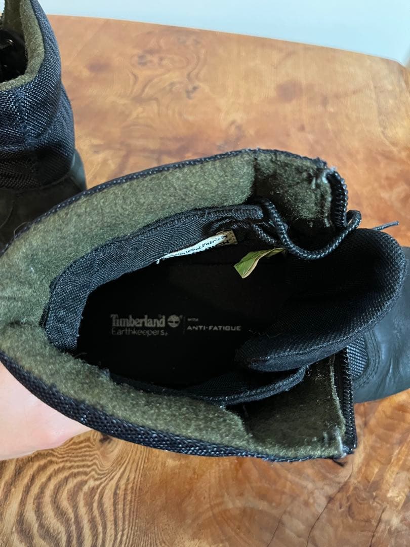 Timberland × WOOLRICHジッパーブーツ　26cm ブラック