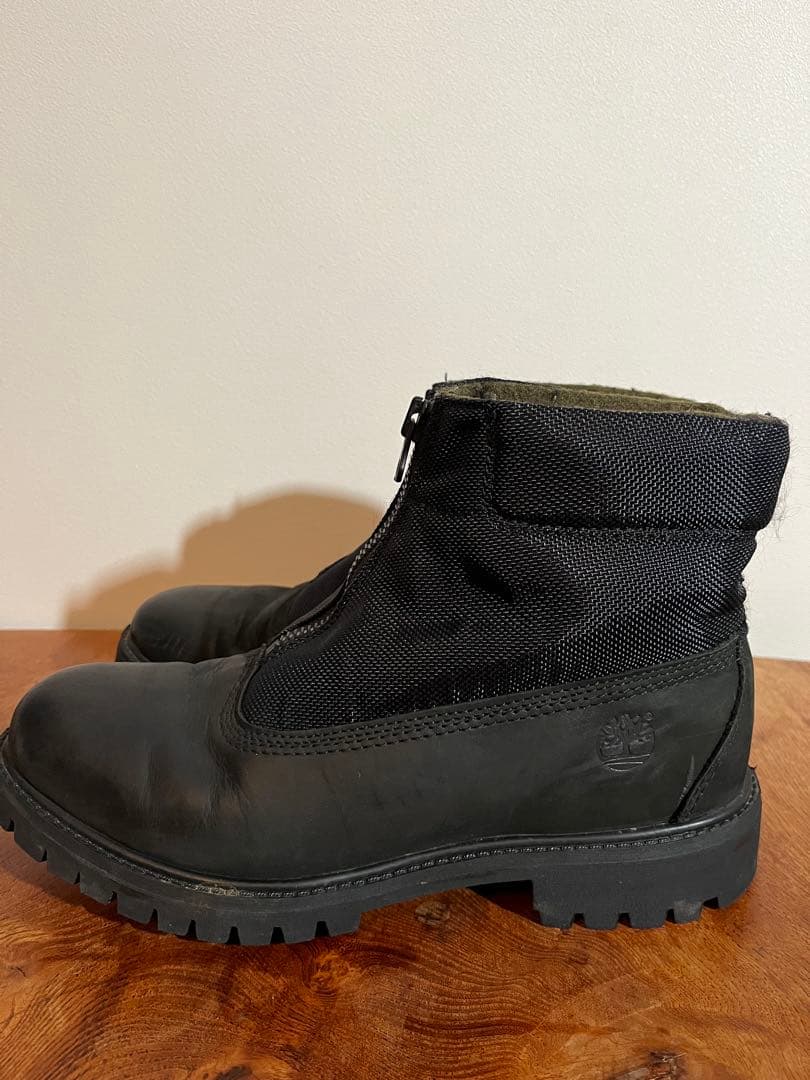 Timberland × WOOLRICHジッパーブーツ　26cm ブラック