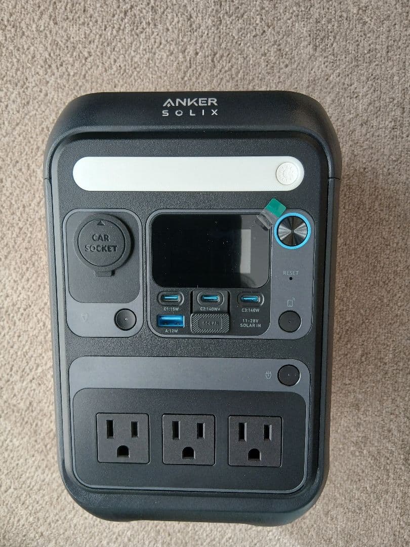 ANKER ポータブル電源 C200 ANKER ソーラパネル PS60