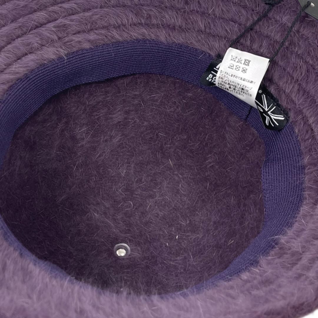 SALE❄️ラス1‼️KANGOL　ファーゴラ　ベル型　紫　XLサイズ　アンゴラ
