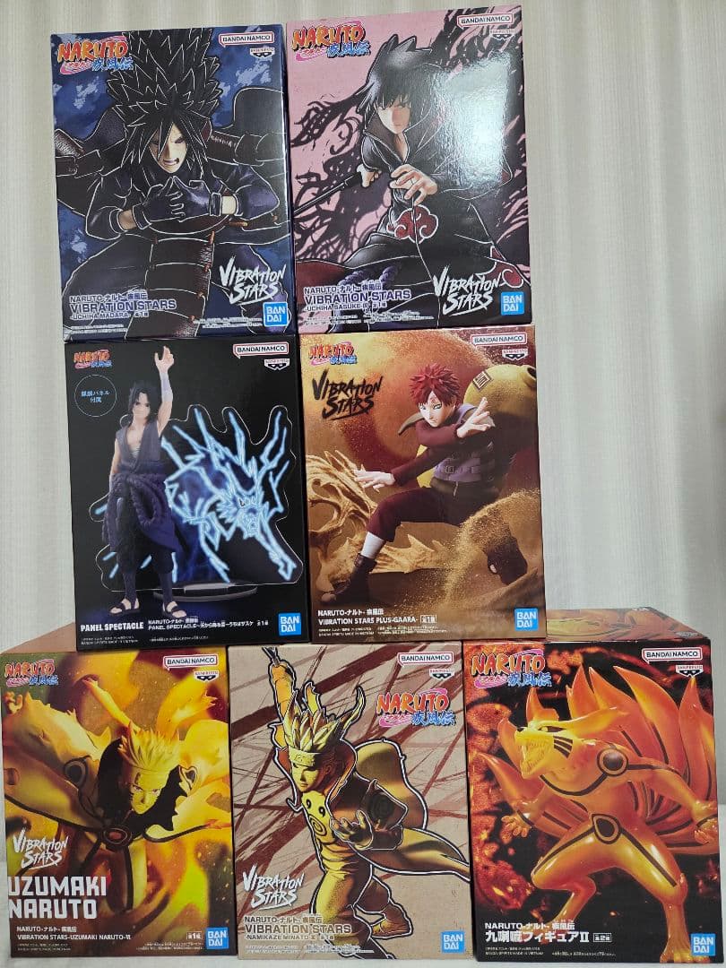【新品未開封】NARUTO ナルト 疾風伝 フィギュア 7種 セット まとめ売り