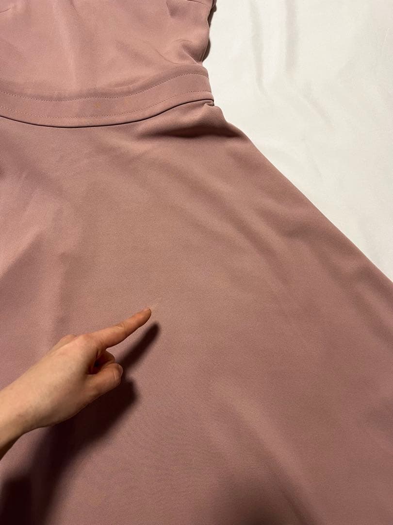 あめ　様　GUCCI くすみピンク フレアドレス　ノースリーブ XS