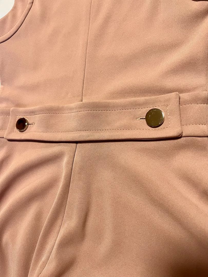 あめ　様　GUCCI くすみピンク フレアドレス　ノースリーブ XS