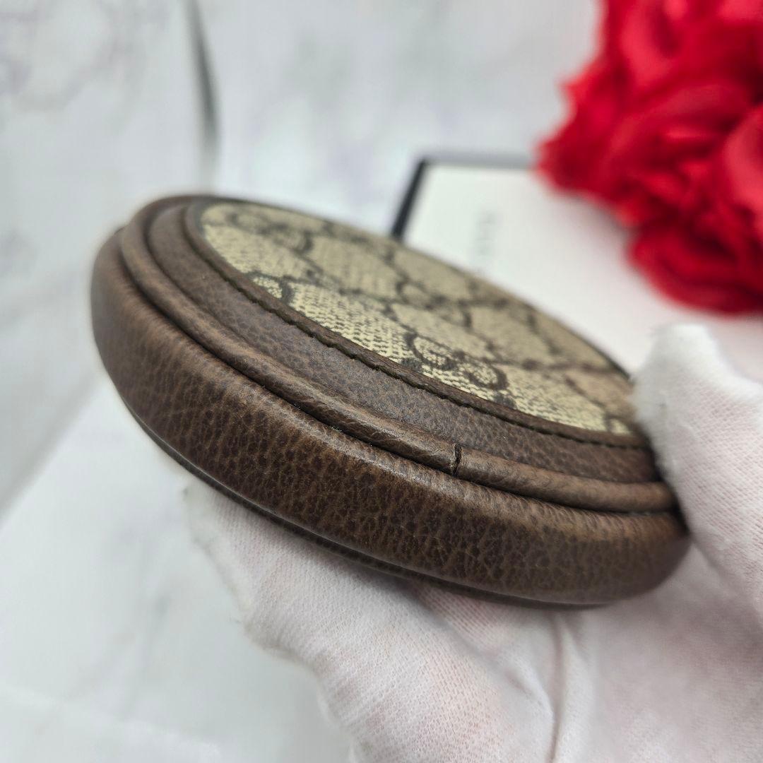 【極美品】GUCCI グッチ ケース 小銭入れ 財布 シェリーライン 丸型
