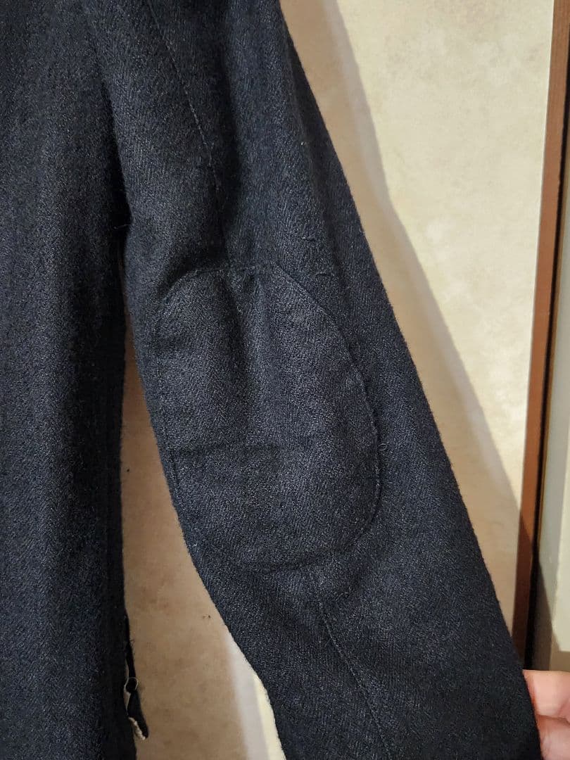 デンマーク製　黒ジャケットとサルエルパンツ セットアップ裏地刺繍　サイズ1と0