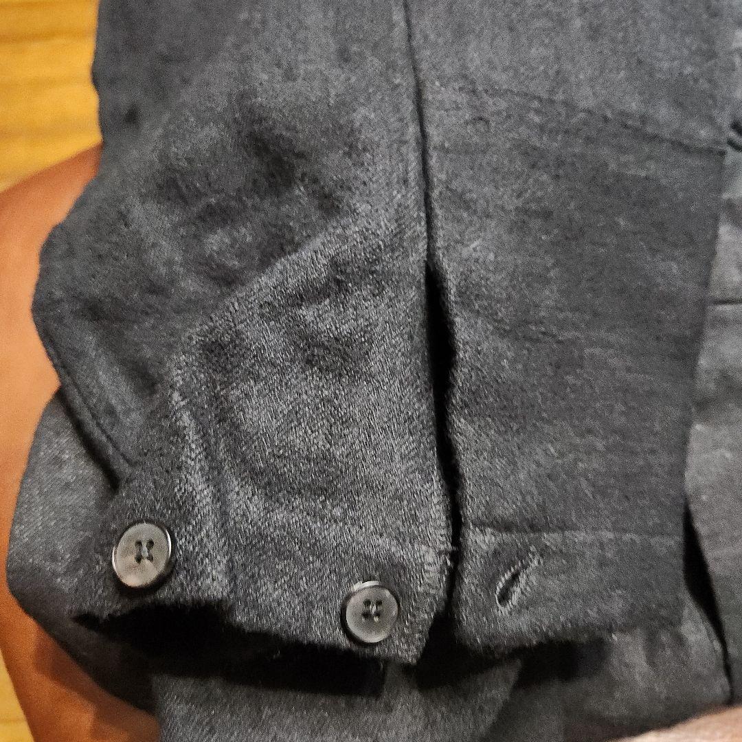 デンマーク製　黒ジャケットとサルエルパンツ セットアップ裏地刺繍　サイズ1と0