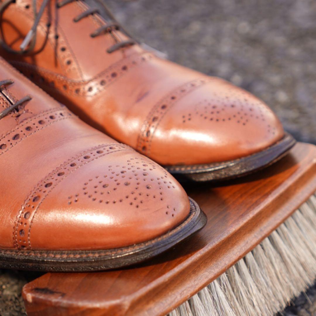 ⭐︎格安出品⭐︎ Alden 911 キャップトゥセミブローグ US8D