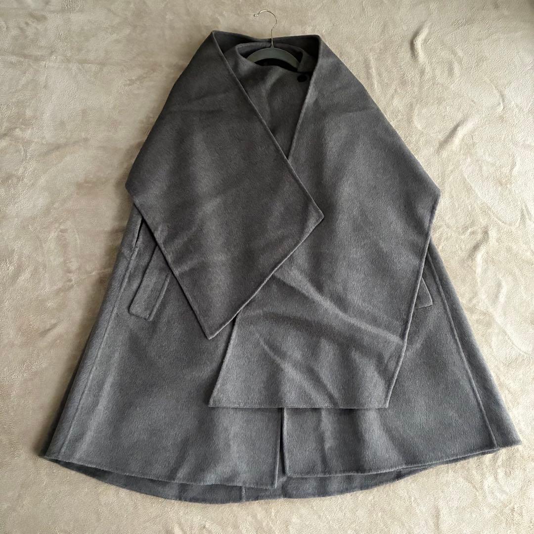 miklos VERMEIL par iena ラムカシミアマントコート