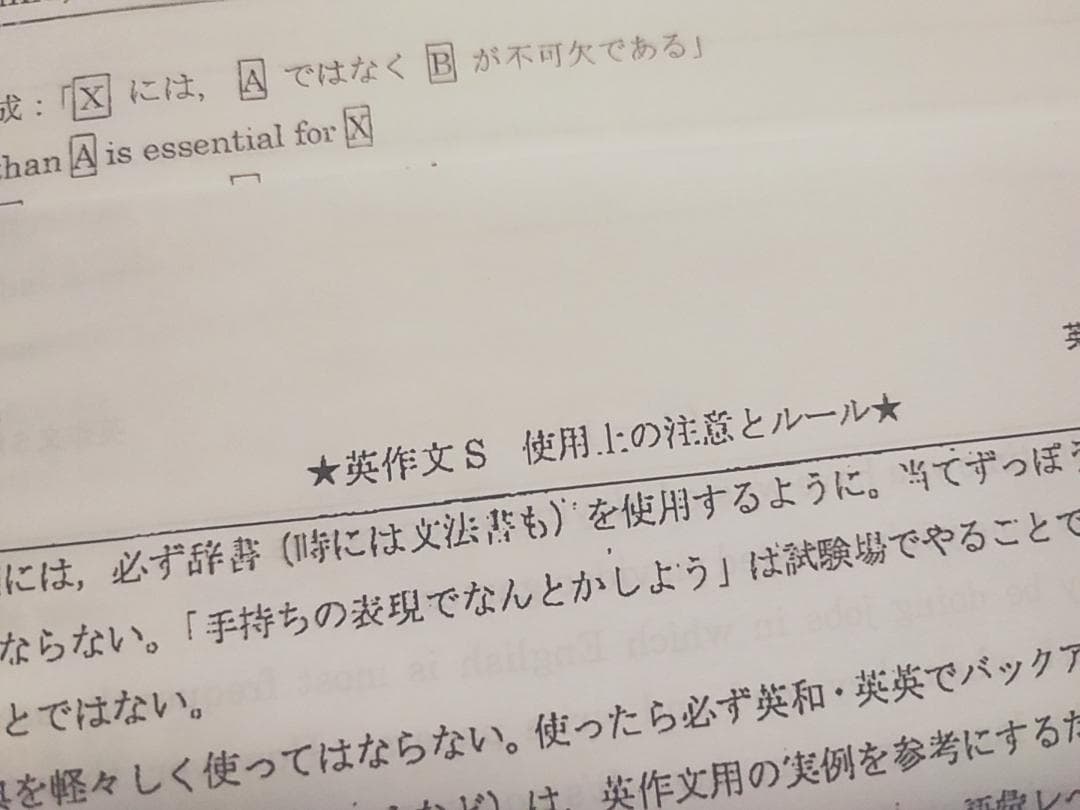 駿台の武富先生による23年英作文S問題解説セット　河合塾　鉄緑会　英語