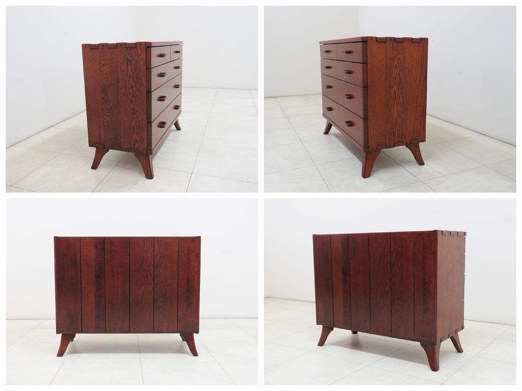 桧 無垢材 チェスト タンス 抽斗検矢澤金太郎ジョージナカシマ家具蔵BC工房