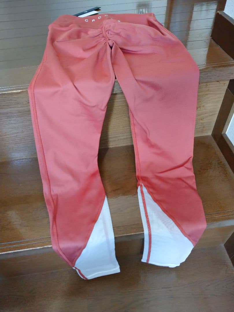 (プロフ必読)sallyクロノス ヒップアップレギンスMテラコッタ色