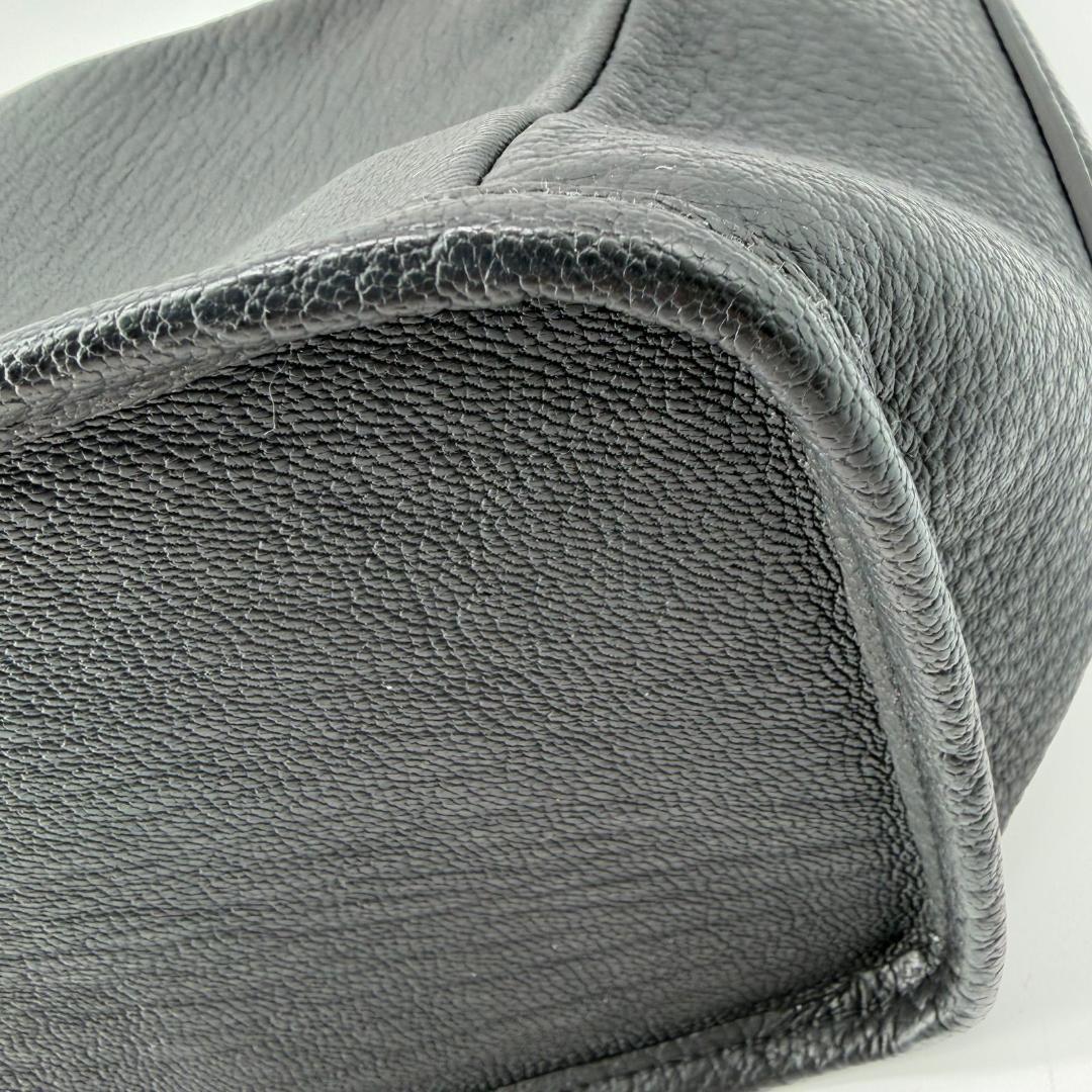 17560✨ETiAM レザー ワンショルダーバッグ ブラック 2way 肩掛け