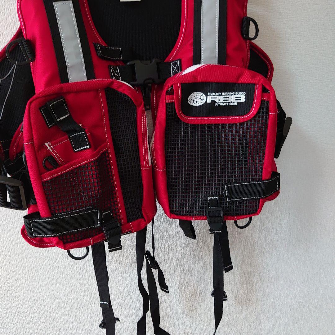 RBB ショートライフベストBV-14 レッド