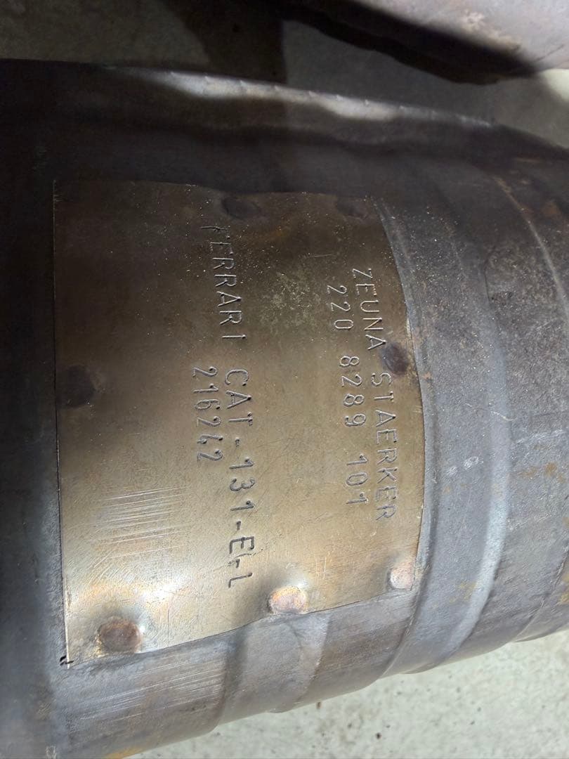 フェラーリ　F430 純正マフラーFerrari F430 一式　フルセット触媒