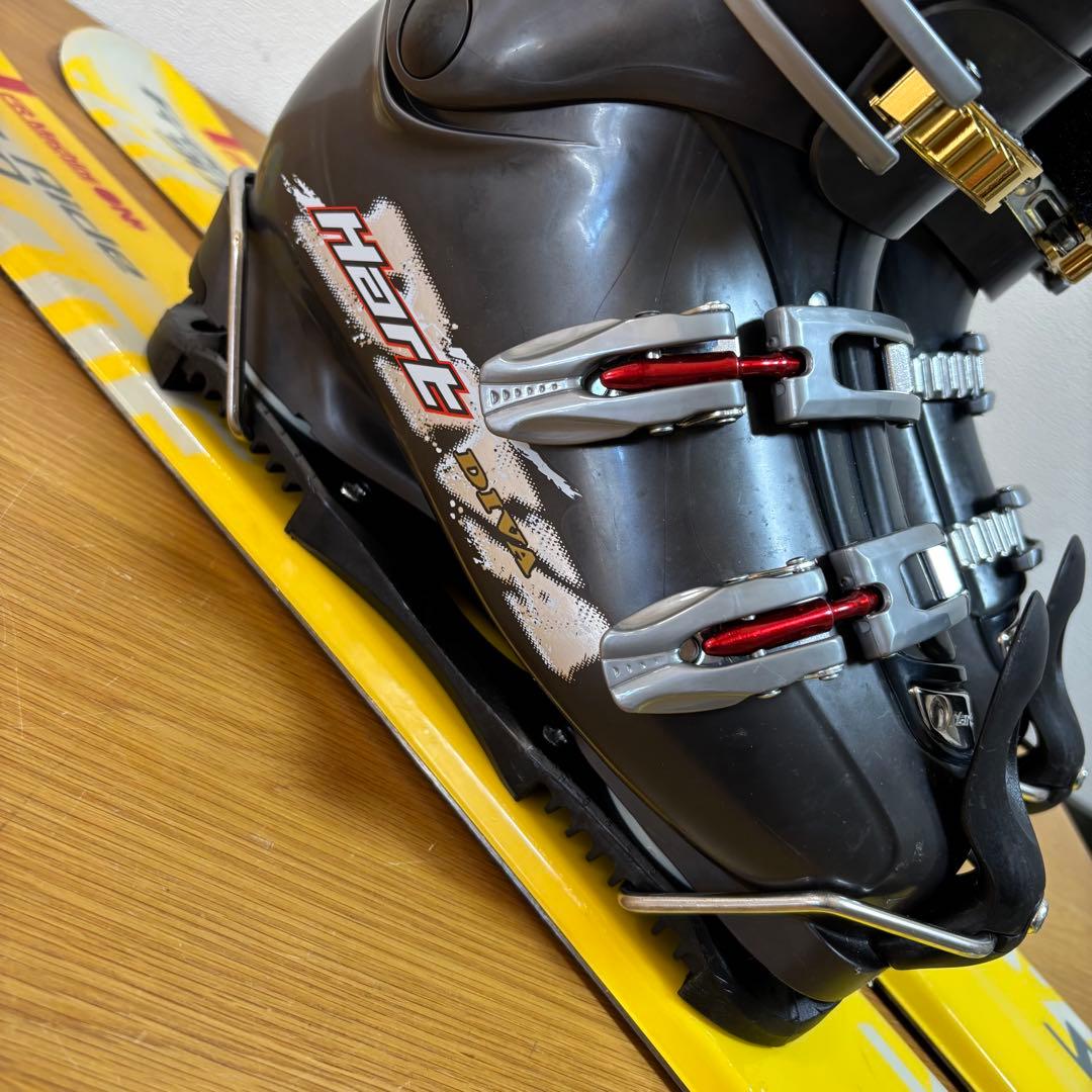 メンズ　ショートスキー　ファンスキーセット　Hart 26ｃｍ　ブーツ付