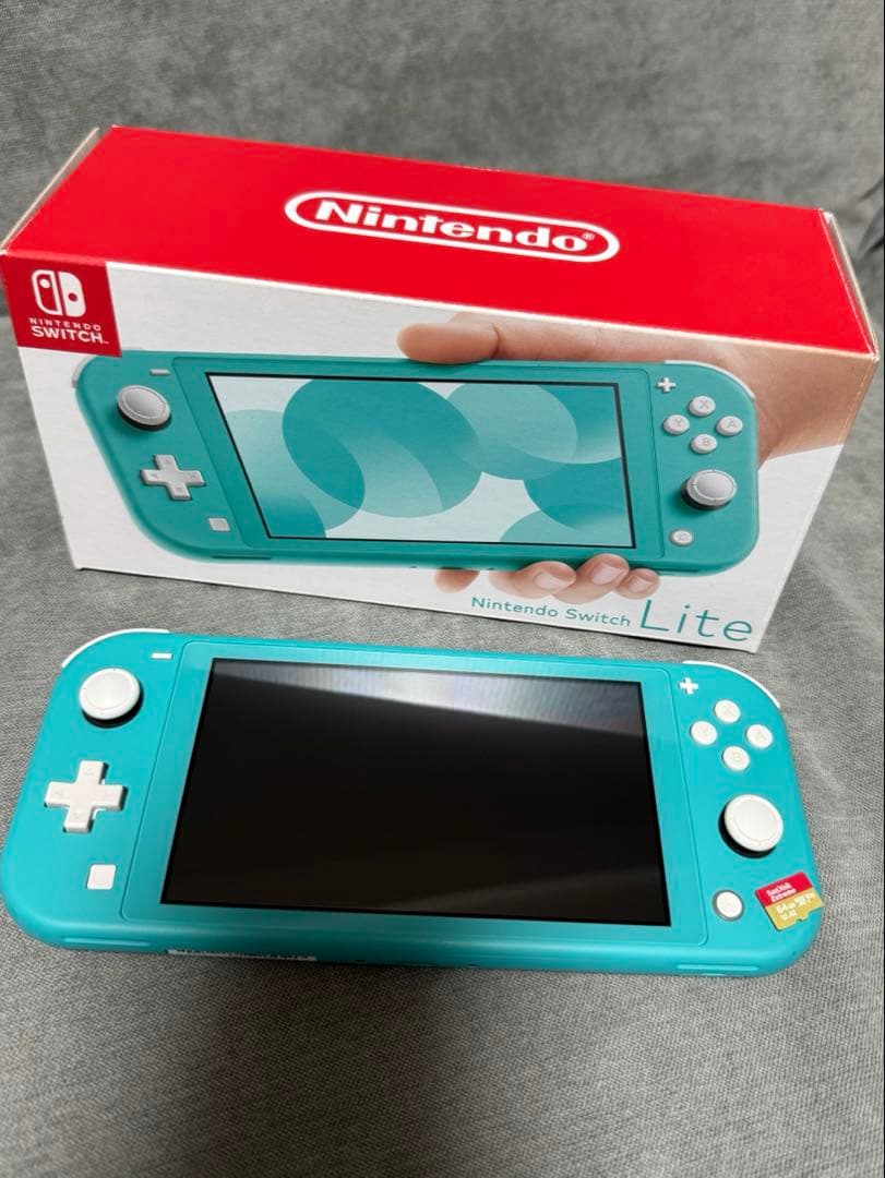 Nintendo Switch Lite ターコイズ 本体 SDカード付き