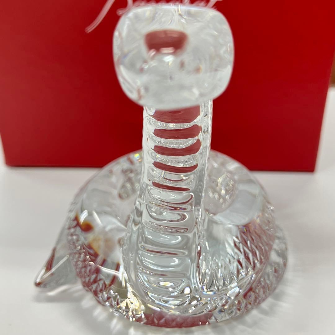 Baccarat 2025干支クリスタルガラス ヘビ