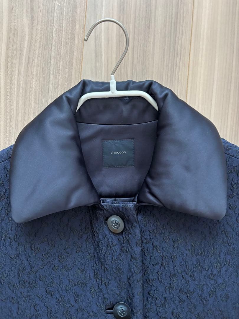 【タグあり美品】yori shirocon mimosa ジャガードコート