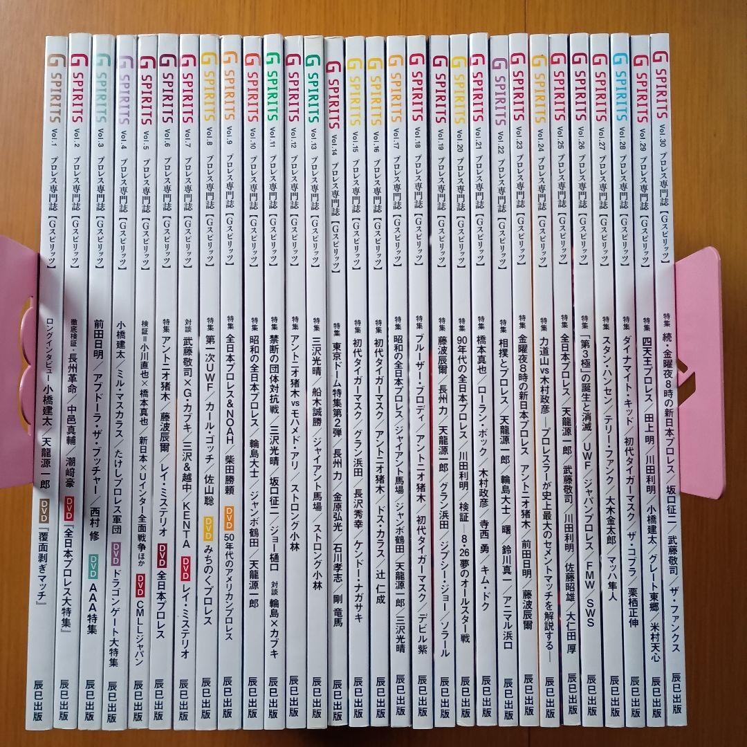 G SPIRITS 創刊号〜30号セット 全DVD付き Gスピリッツ プロレス