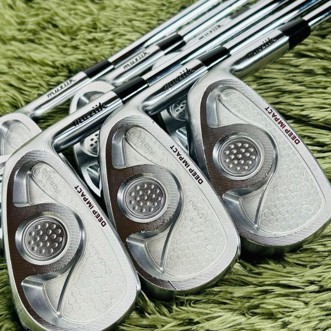 ムジーク オンザスクリュー ディープインパクト アイアン6本セット メンズゴルフ