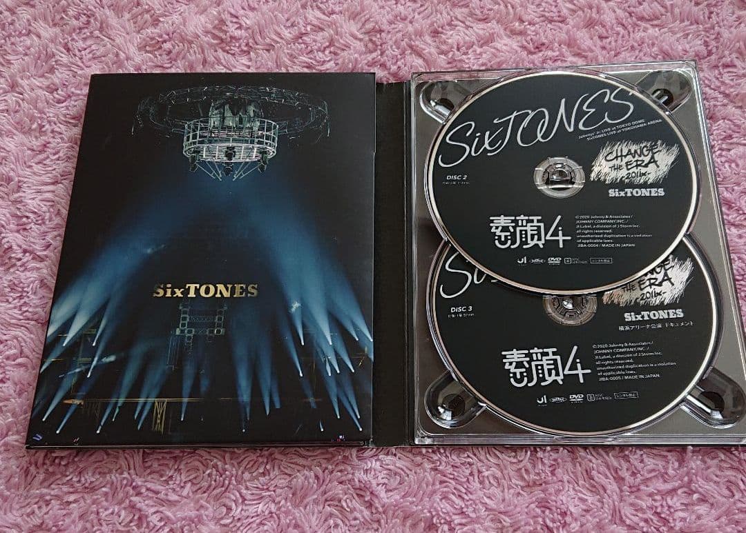 素顔4 SixTONES盤 3枚組❤️