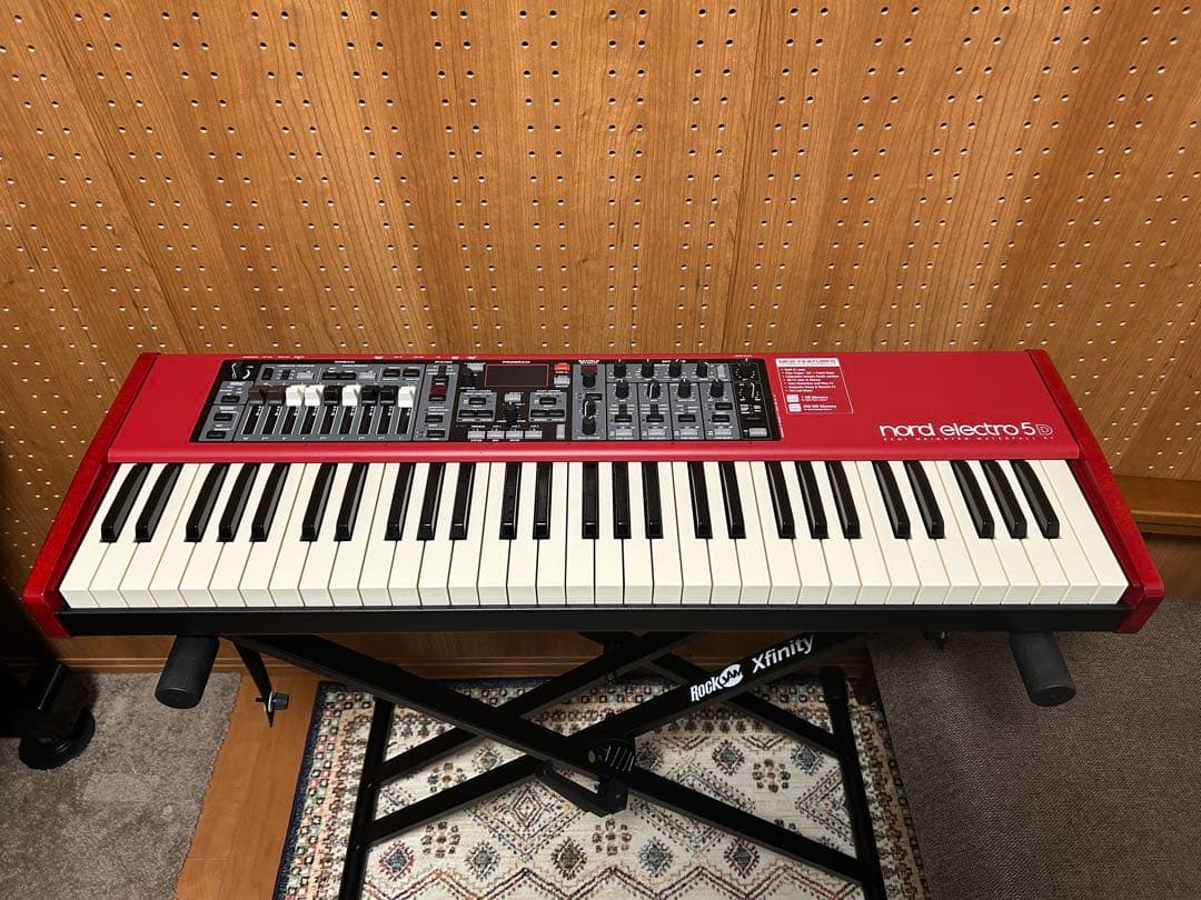 Nord Electro 5D 61鍵 レッド キャリングケース付き