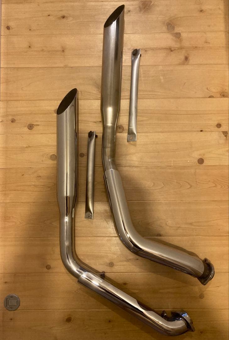 ソフテイルEVO・TC88 スラッシュカットマフラー