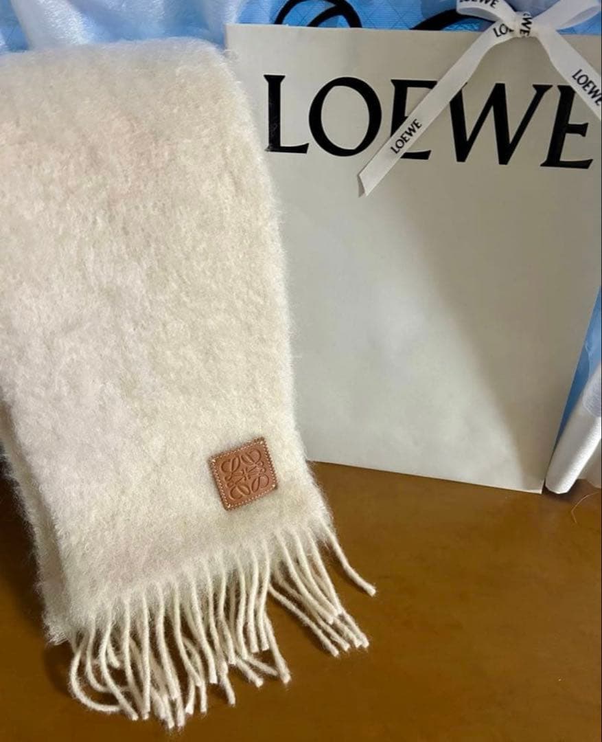 ロエベ　LOEWE モヘアマフラー