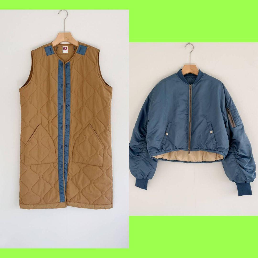 ★M53./エムゴーサン★DOCKING MA-1★ベスト&ブルゾン セット★