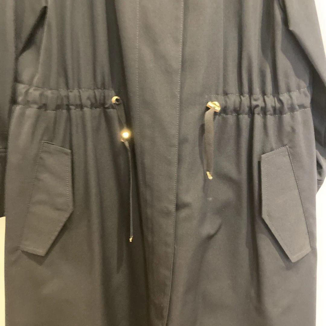 m*i様 ANAYI ブラック フード、ライナー付きミドル丈コート　36