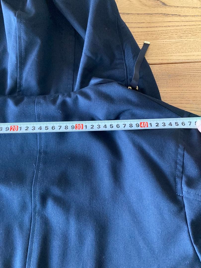 m*i様 ANAYI ブラック フード、ライナー付きミドル丈コート　36