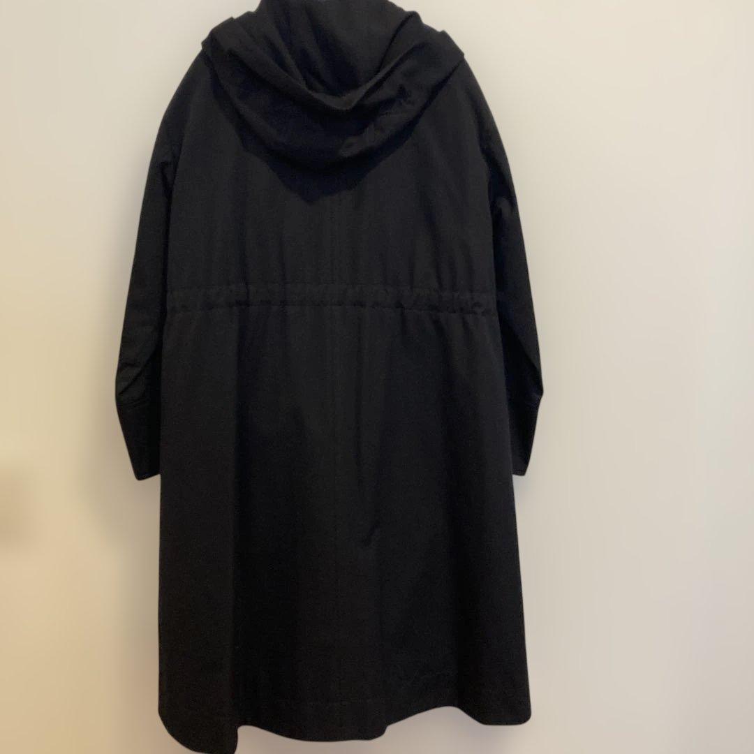m*i様 ANAYI ブラック フード、ライナー付きミドル丈コート　36
