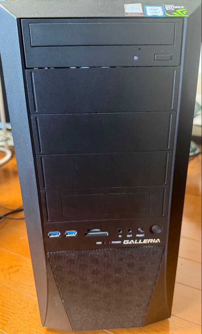 ゲーミングPC（NVIDIA GeForce GTX1070Ti)