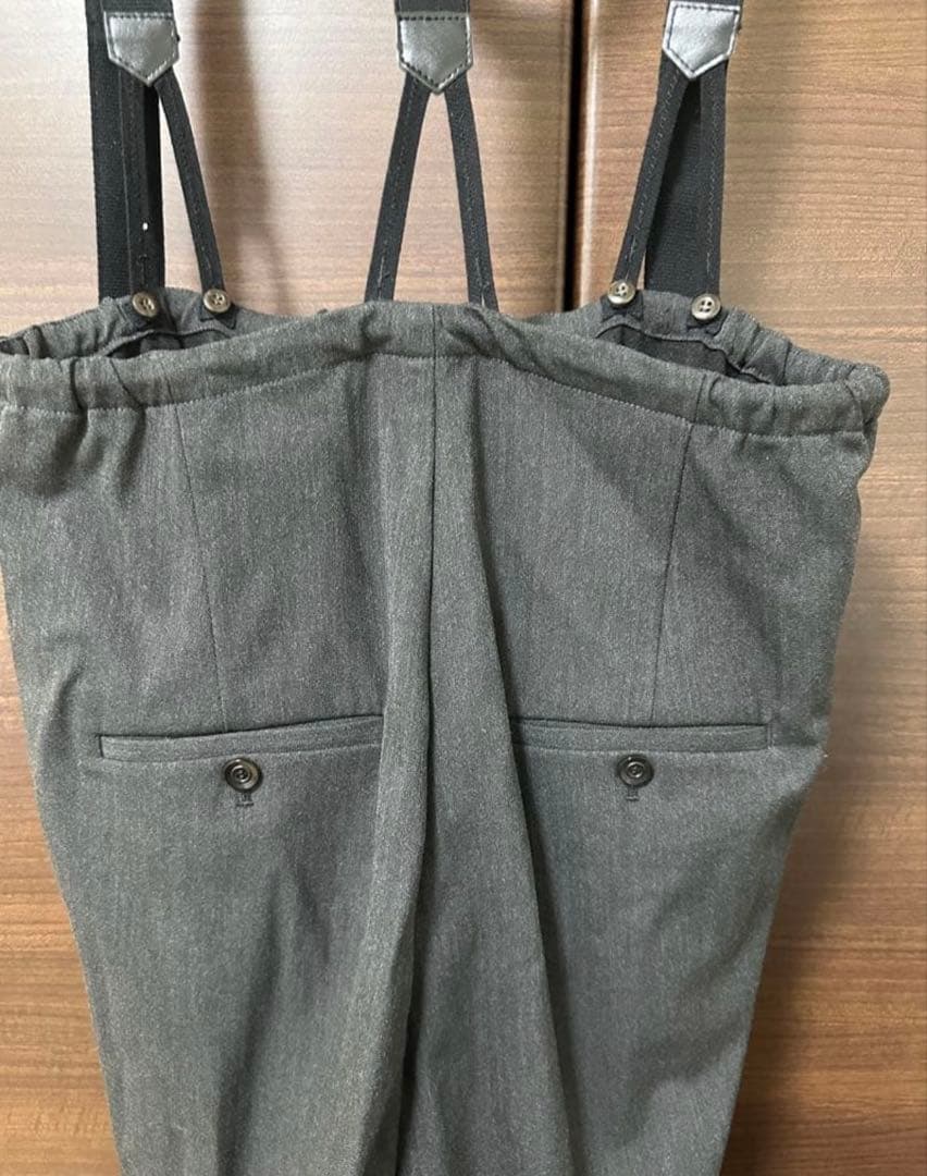 TODAYFUL サスペンダー ハイウエスト パンツ