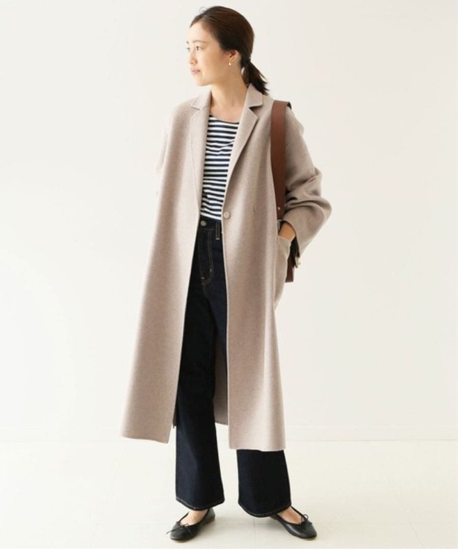 極美品★スローブイエナ HAMILTON ダブルフェイスウールチェスターコート