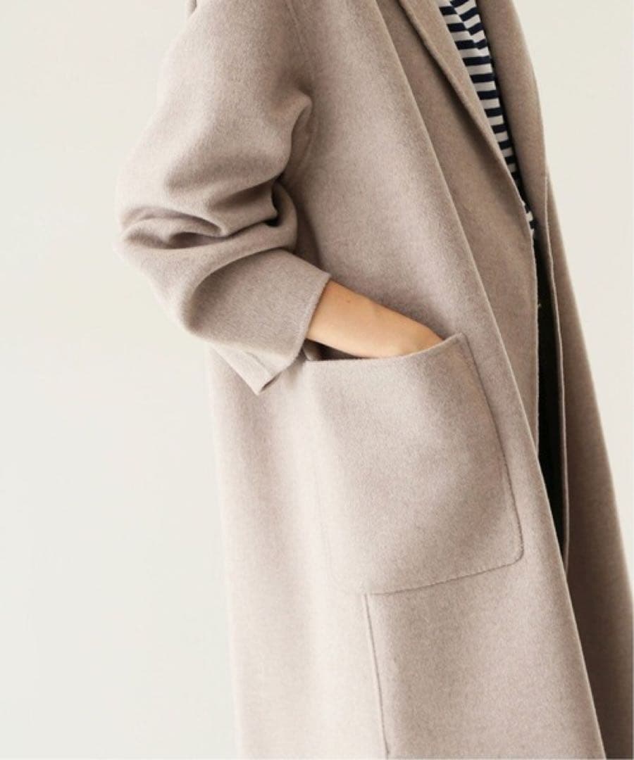 極美品★スローブイエナ HAMILTON ダブルフェイスウールチェスターコート