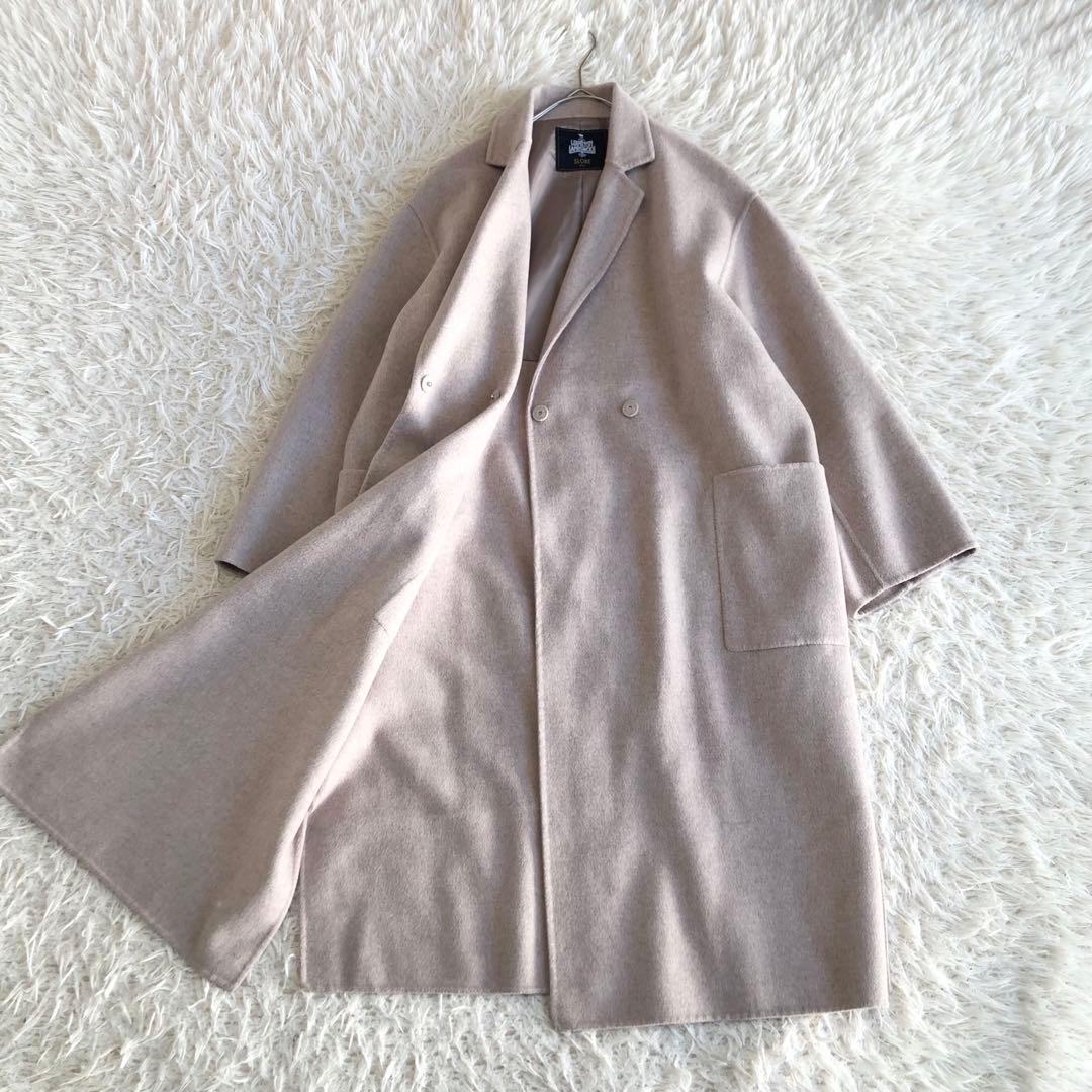 極美品★スローブイエナ HAMILTON ダブルフェイスウールチェスターコート