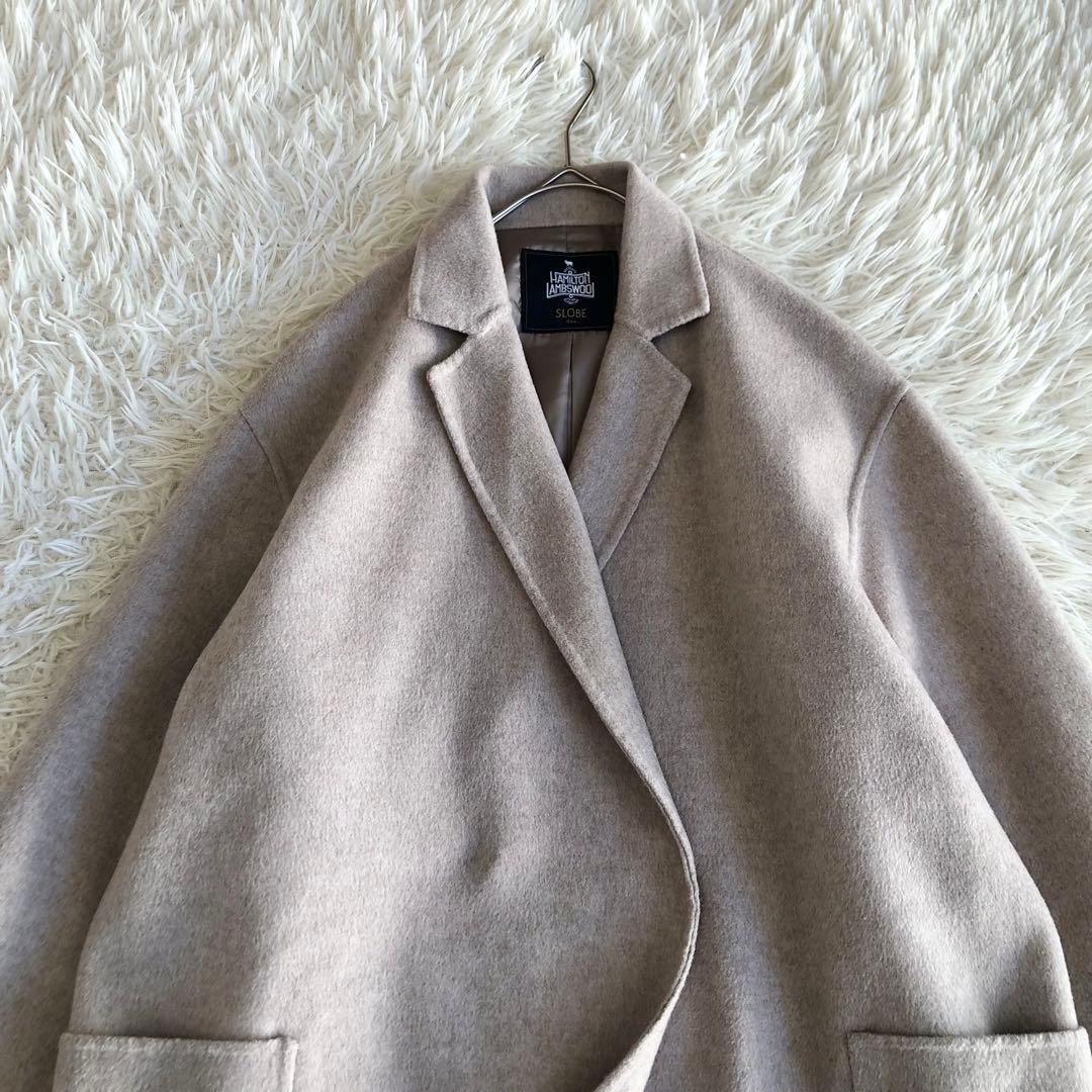 極美品★スローブイエナ HAMILTON ダブルフェイスウールチェスターコート