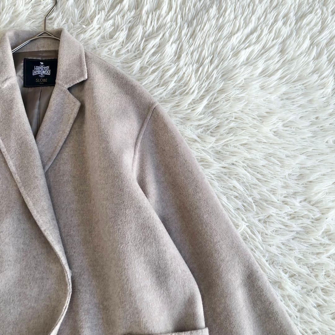極美品★スローブイエナ HAMILTON ダブルフェイスウールチェスターコート