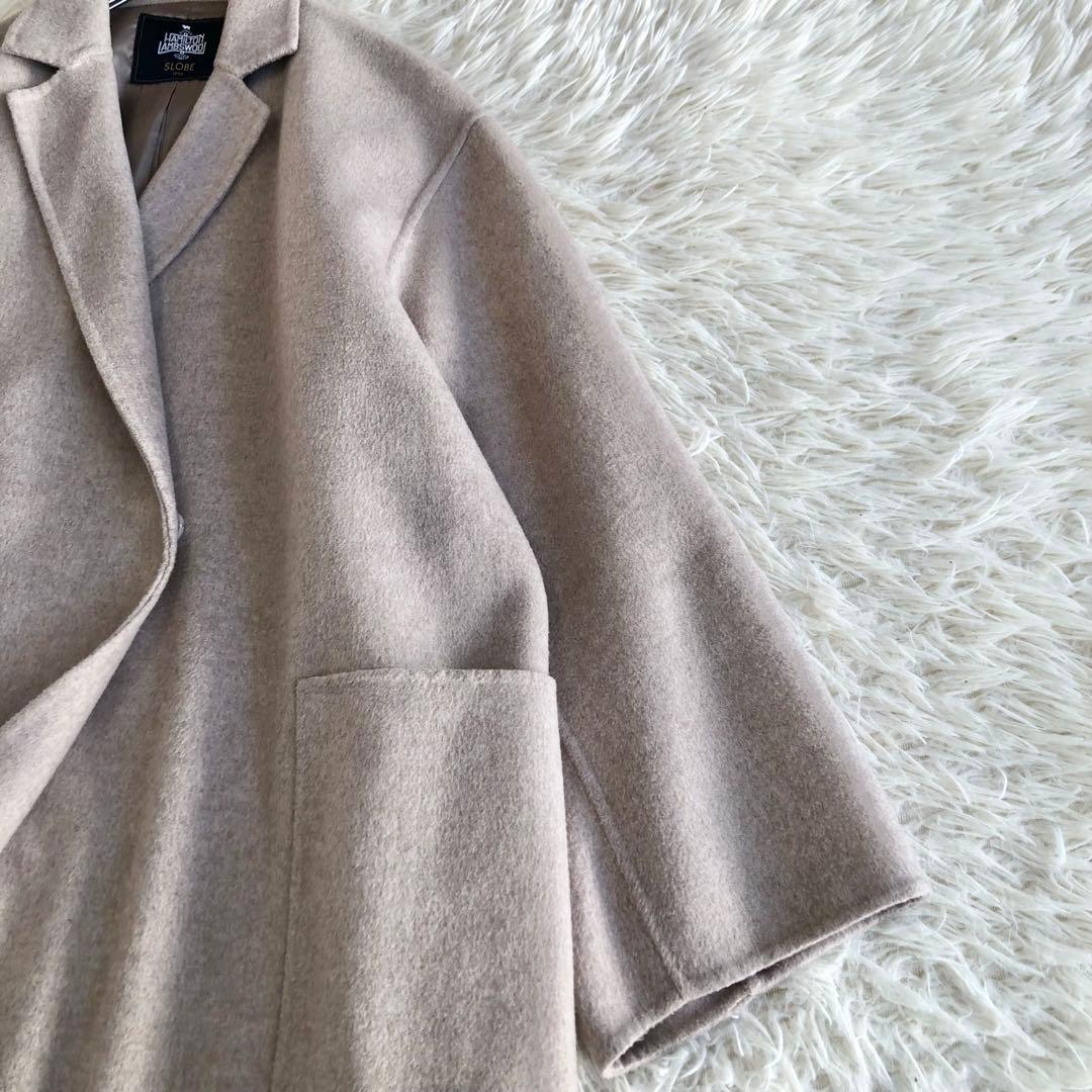 極美品★スローブイエナ HAMILTON ダブルフェイスウールチェスターコート